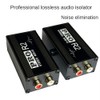 Lrocaoai Ground Loop Audio Isolator RCA Noise Suppressor Isolator Audio