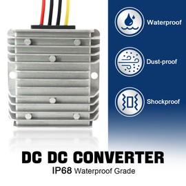 18V to 12V Step Down Converter 180W Battery Adapter for Power Wheels RC Toys & DIY Tools Buck Converter Regulator with Overheat/Short-Circuit Protection