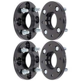 SCITOO 4X 4x114.3 15mm Black wheel spacers adapters Hubcentric 4x4.5 to 4x4.5 66.1mm with 12x1.25 fits for Sentra Wheel Spacers 1982-2018 | for Altima Wheel Spacers 1993-2001