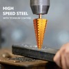 Genossen Step Drill Set, 6 Pieces HSS Step Drill Set,