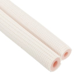PATIKIL Pipe Insulation Foam Tube, Heat Preservation Insulated Foam Tubing for 1/4", 3/8" O.D. Mini Split Copper Line Set Water Pipes,6.56Ft(2m),White/Pink
