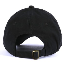 Zylioo 100% Cotton Long Brim Baseball Cap Hat,Soft Crown Blank Dad Hats for Big Heads,Plain Solid Golf Hat