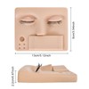 3-in-1 Lash Mannequin Head, Eyelash Extension Mannequin Head, Realistic Makeup