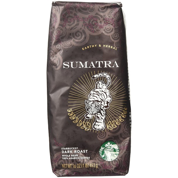 Starbucks Sumatra, Whole Bean Coffee (1lb)