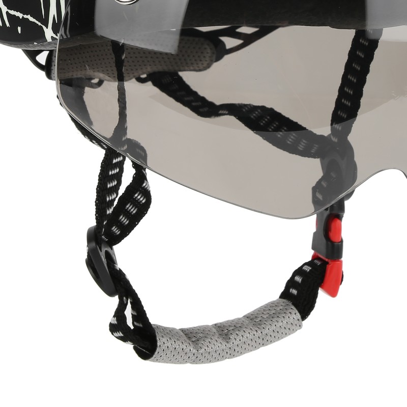 Magnetic Suction Protective Helmet with Goggles/Light for Mountain Bike Road