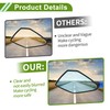 HOPESPANNER Universal Motorcycle Rear View Mirrors Adjustable Bar End Side