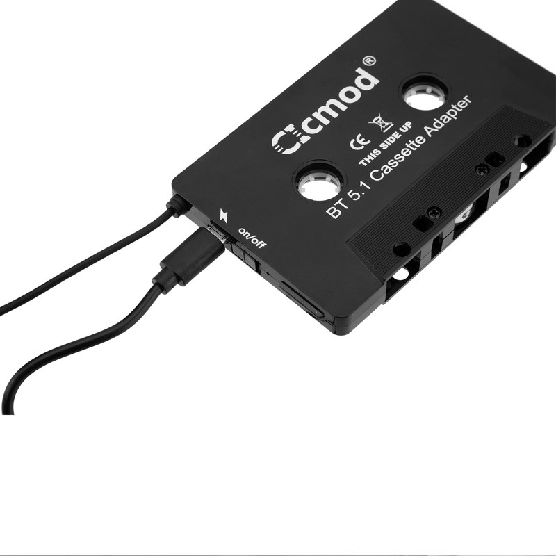 CICMOD BT 5.1 Car Cassette Adapter with Built-in Microphone Hands-Free