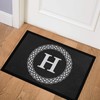 SpecialMe® Doormat Initial Letter Monogram Door Mat Family Married Couples