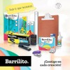 Barrilito Lápiz Bicolor Triangular, Grafito-Carmín, 10 Piezas. 8230LDU