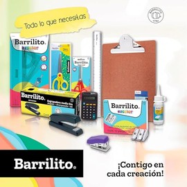Barrilito Lápiz Bicolor Triangular, Grafito-Carmín, 10 Piezas. 8230LDU