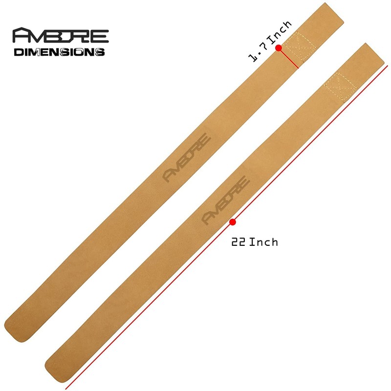 Ambore Weight Lifting Leather Straps