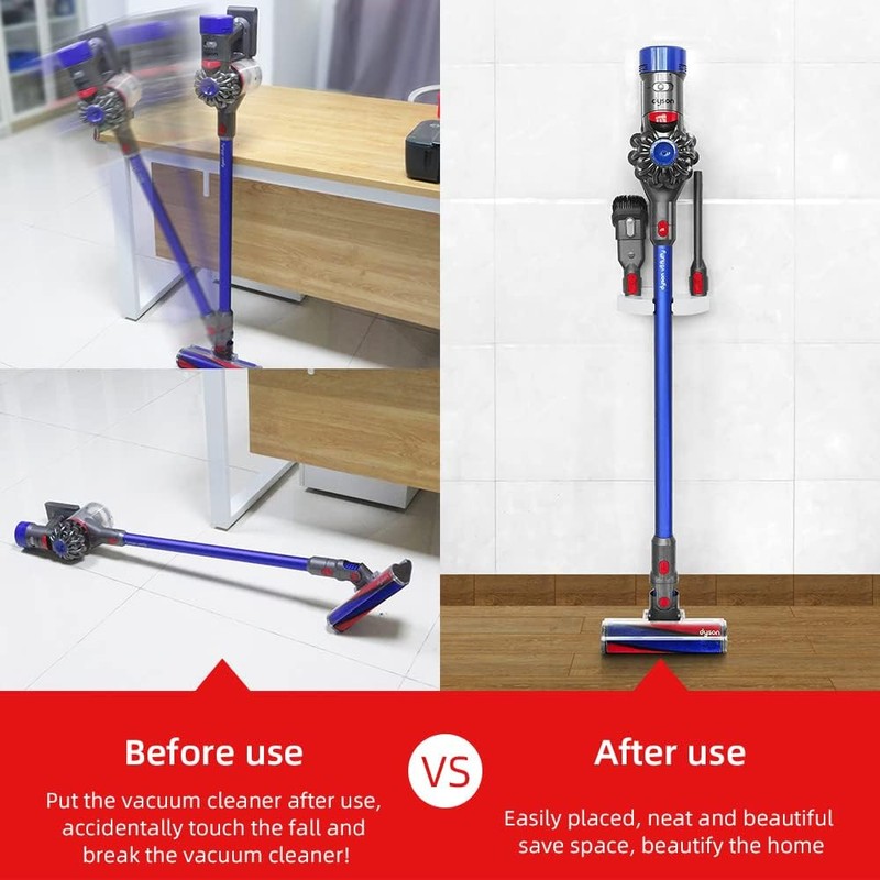 Liboer Universal Vacuum Wall Mount Bracket Compatible with Dyson V8,