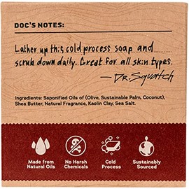 Bay Rum Soap by Dr. Squatch â€" Men's Naturally Fresh Scented Natural Bar Soap â€" A Refreshing Twist on a Classic Smell â€" Organic Handmade in USA