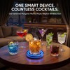 CLIYYD Smart Cocktail Coaster, App-Connected LED Cocktail Maker for Home