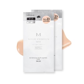 Missha M Cushion Foundation (Matte) (0.5 oz (15 g) (No.23 Natural Skin Color, 15g x 2)