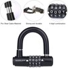 4-Digit Password Padlock - Bicycle & Chain Lock, Anti-Shear Cabinet