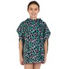 Harry Bear Girls Towel Poncho, Leopard Print Kids Towel Poncho,