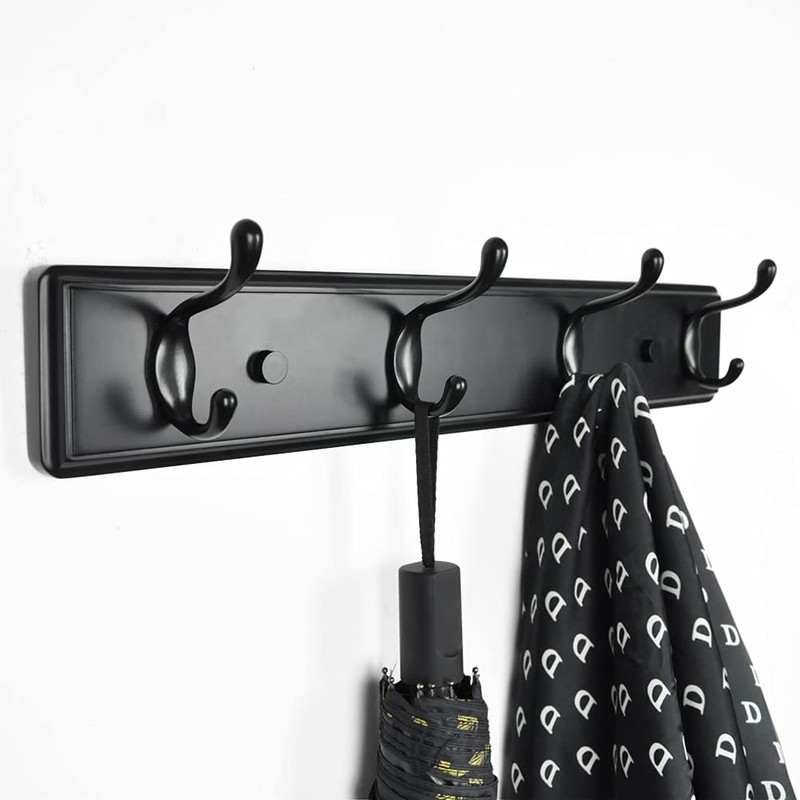 Wooden Coat Rack, Wall-Mounted Organizer for Closet, Entryway, Hallway, Foyer,