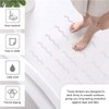 SIRLOMU Pack of 24 Non-Slip Bath Stickers (Clear)