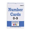 Learning Advantage 7301 Number Cards 0-9, Black, Grade: Kindergarten to