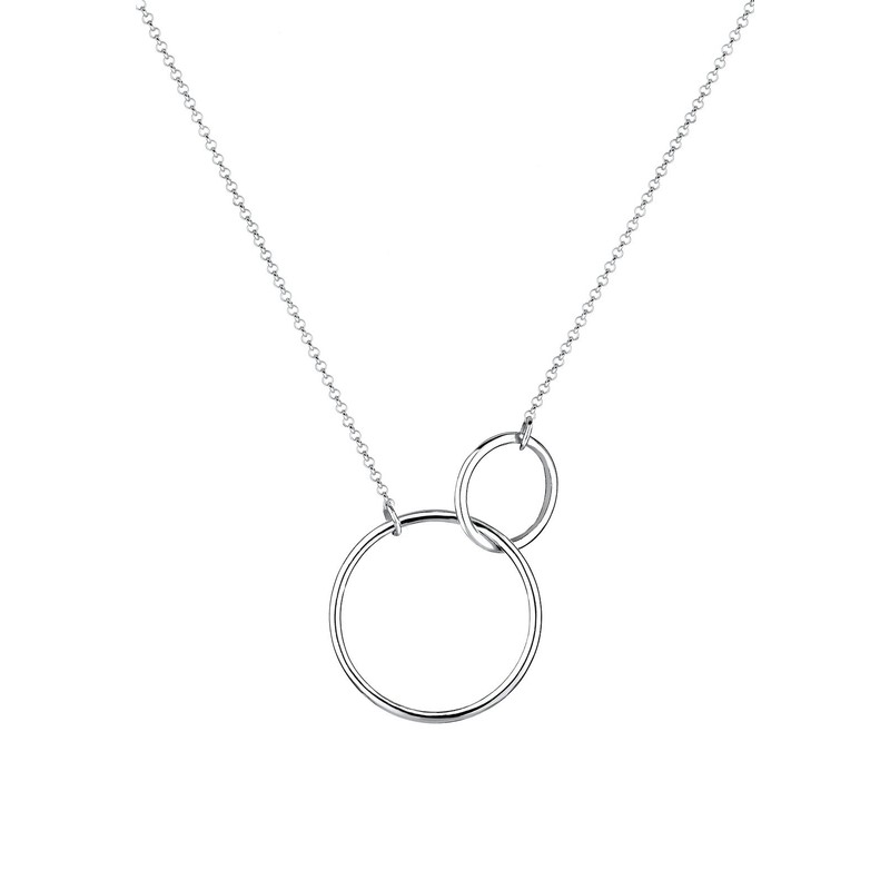 Elli Rolo Chain Set 925 Silver - 0110852414_45 connection