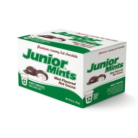 Junior Mints Chocolate Mint Flavored Hot Chocolate Pods, Compatible with 2.0 K-Cup Brewers, 12 Count - Cool Mint and Cocoa Treat