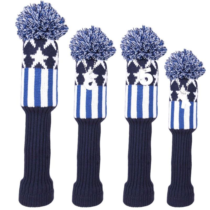 4 Piece Driver Wood FW 2 Piece Hybrid UT Knit