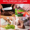 Chef knife. ICEL Cutlery 8-inch Chefs Knife.(Knife Care, Sharpening Instructions