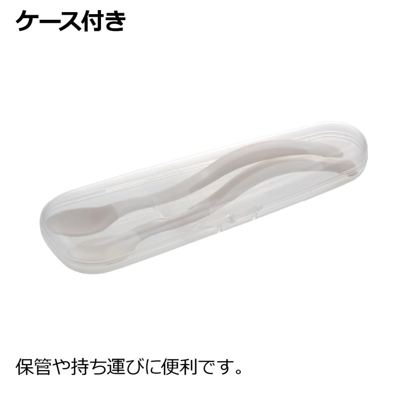 Richell Tri Soft Baby Food Spoon Set (Case Included) 1