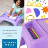 LapGear Turtle Table Kids Activity Lap Desk Tray with Storage