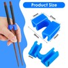 Chopstick Helper Beginners,8 PCS Training Chopstick Hinges Training Chopsticks Training