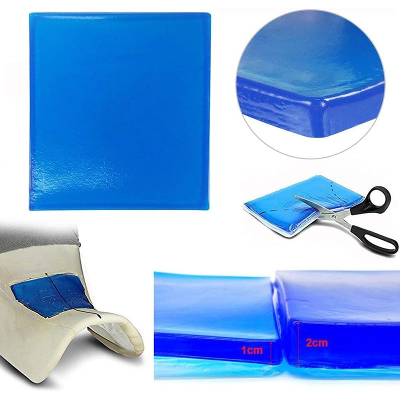 Motorcycle Seat Gel Pad Driver/Passenger Car Seat Cushion Shock Absorption