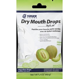 Hager Pharma Dry Mouth Drops - Melon - 2 oz