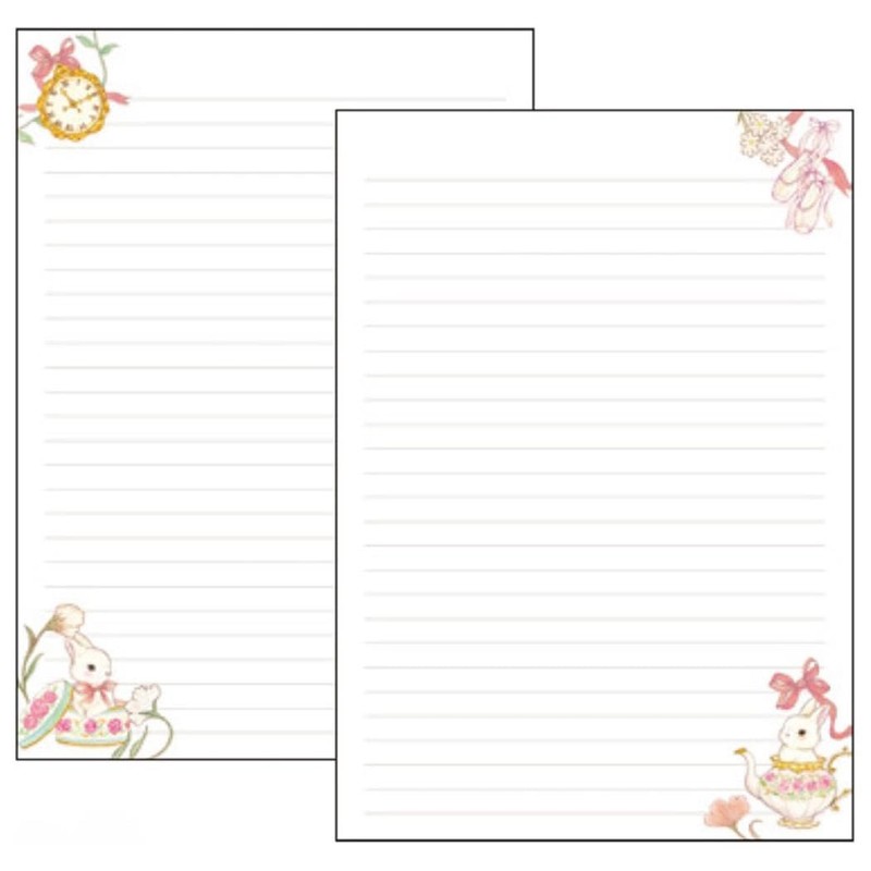 Takei Miki [Horizontal Ruled Notebook] A5 Notebook/Elegant Rabbit Animal