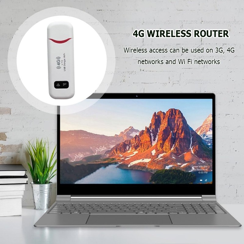 Aswalling Wireless LTE WiFi Router 4G SIM Card Portable 150Mbps