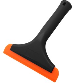 Seimneire 6 Inch Car Window Squeegee Silicone Squeegee, Auto Window Squeegee Small Windshield Squeegee, Tile Squeegee Mirror Squeegee Shower Squeegee for Glass Doors (Black Handle)