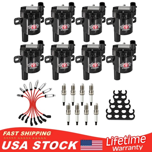SPARKWHIZ High Performance Ignition Coil & Spark Plug & Wire