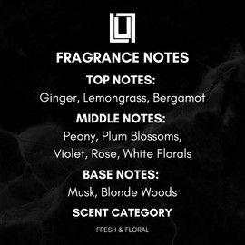 Lulu Candles | Reed Diffuser Set | White Jasmine & Green Tea | 6 Reed Sticks | Scent Diffuser for Bedroom Bathroom Living Room & Office (4.2 FL Oz.)