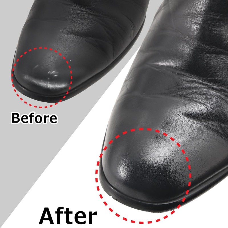 DASCO(ダスコ) サッと 拭くだけ 革靴 色 ツヤ 取り戻す リザーバー付き シャインスポンジ 靴磨き