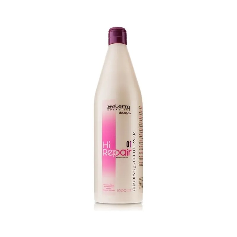 Shampoo Salerm Cabello Daado Y Deshidratado Hi Repair 1 L