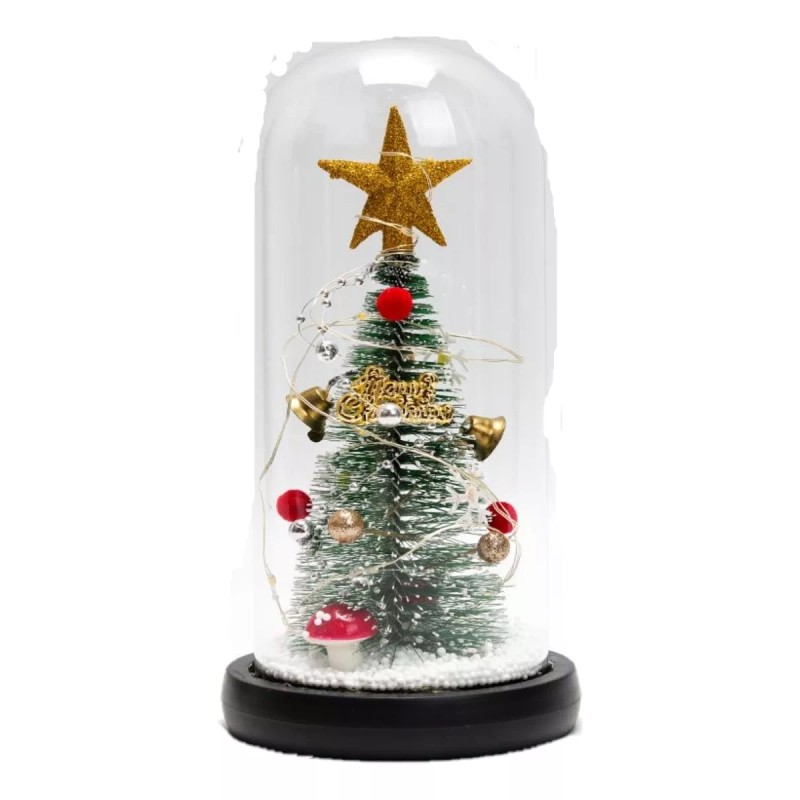 Yuqing Flor Rosa Eterna Boda Amor Navidad Luz Led Ideal