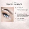 White Eyeliner Pencil Set, 6 Eye Liner Pencils With Sharpener,