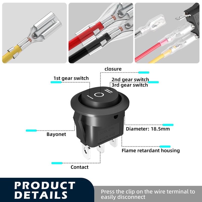 Rocker Switches 250v