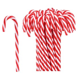 HERZWILD 32pcs Christmas Tree Candy Cane Hanging Ornaments Christmas Tree Pendant for Christmas Decorations no hole (wukong 13cm rot-zuckerstangen)
