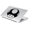 Yoonek Graphics Mario Mushroom Decal Sticker for Car Window, Laptop