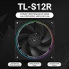 Thermalright TL-S12R Silent Reverse CPU Cooler Fan Under 23.2dB(A) for