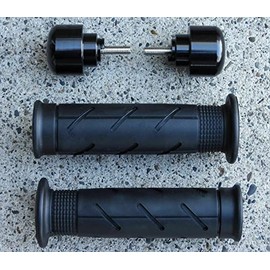 i5 Black Hand Grips & Bar Ends Compatible with Honda CBR600RR CBR929RR CBR954RR CBR1000RR CBR1100 CBR600 CBR 600 F3 F4 F4i 600RR 900 929 954 1000 RR 1000RR
