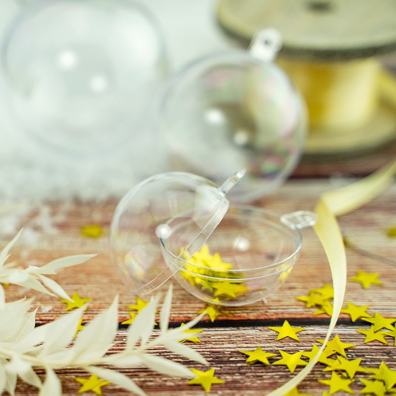 Plastic Ball A502166 Transparent 120 mm Pack of 5 Plastic