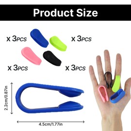 12 stück Acupressure Hand Pressure Point Migraine Clip, Palm magnet Massage, Tension Relief Wearable – Supporting Acupressure Relaxation, Anti-Stress Tool gegen Kopfschmerzen & Müdigkeit