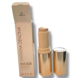 NATASHA DENONA GLOW Face Glow Cream Shimmer Highlighter Stick 01 Light